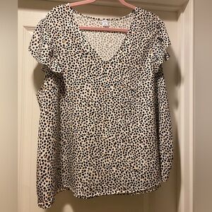 Old Navy, XXL, fun animal print too with cute sleeve.